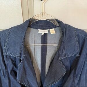 Solitaire Women's Navy Blue Denim Jacket
